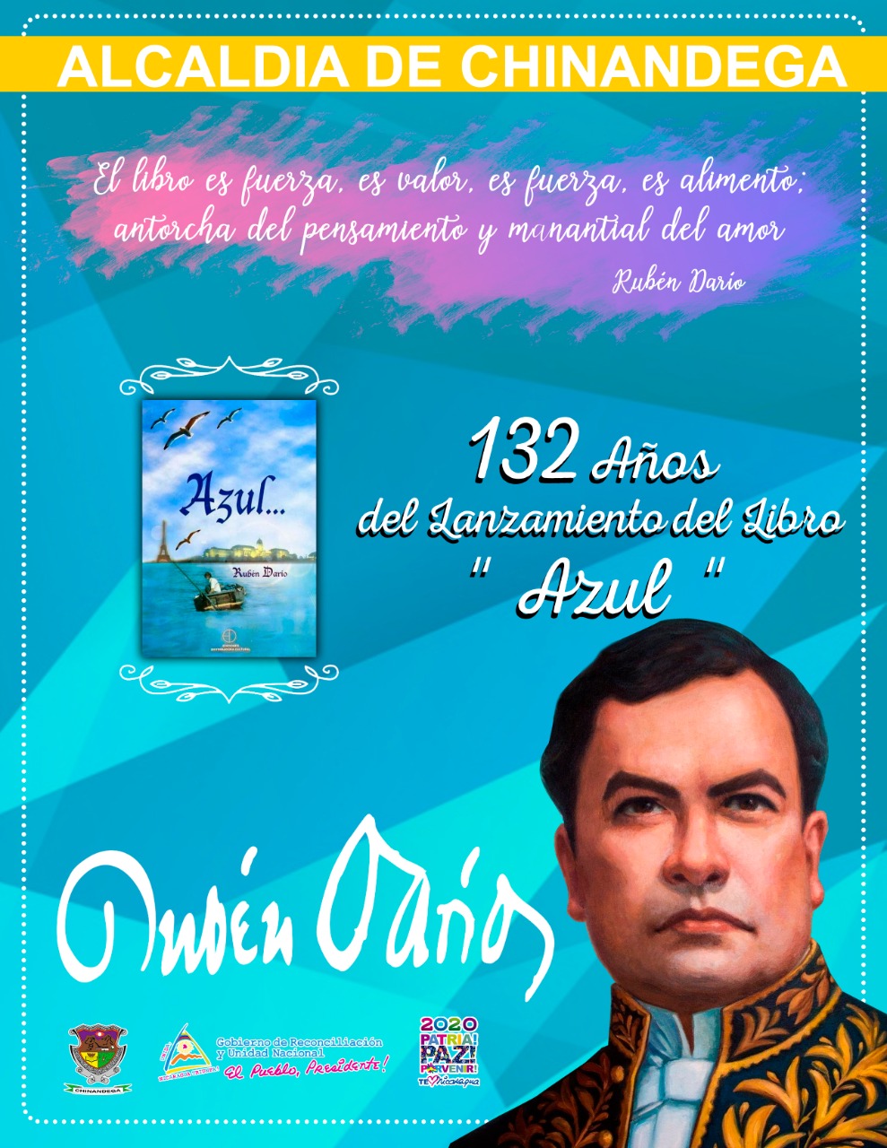 132 aniversario de la publicación de Azul - Alcaldia de Chinandega